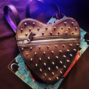 Killstar heart studded backpack